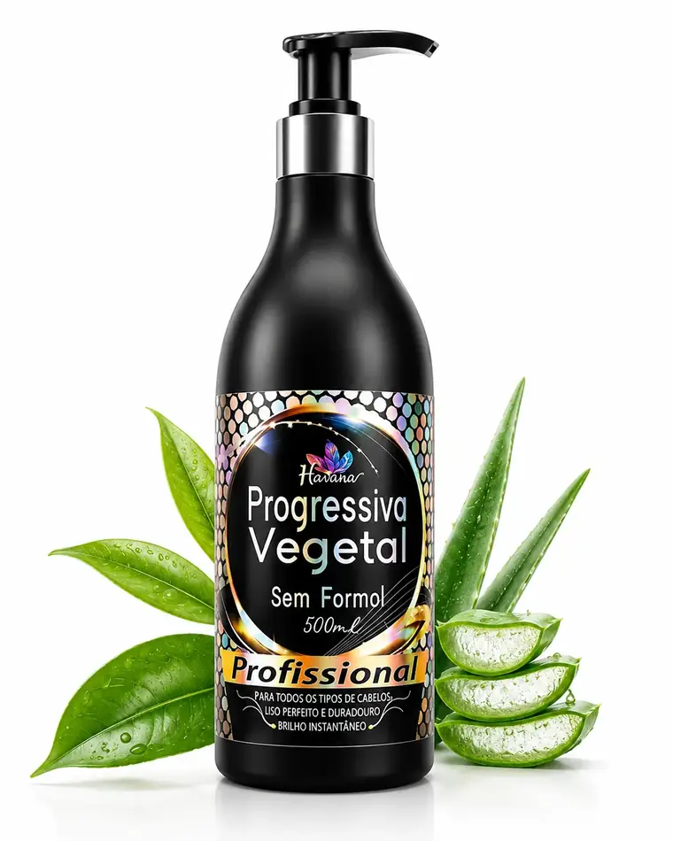Produto Progressiva Vegetal Havana com folhas verdes